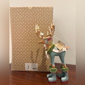 Patience Brewster MacKenzie-Childs Dash Away Dasher Reindeer Ornament